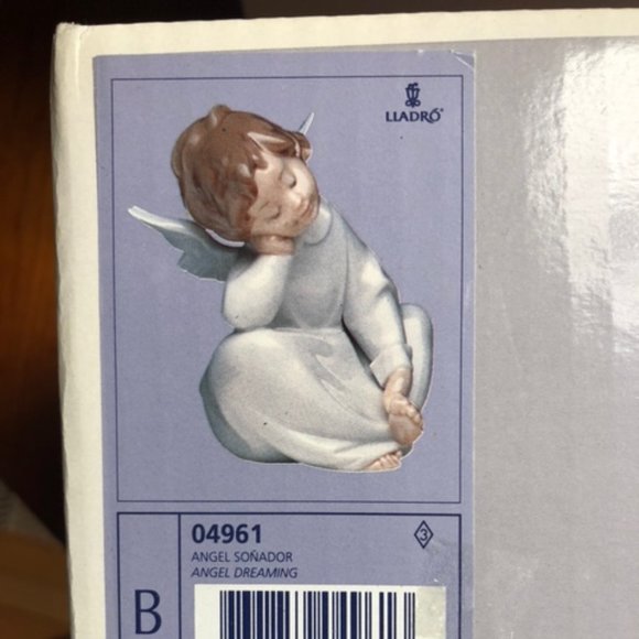 Lladro Angels: Mime Angel / Angel Dreaming - Picture 4 of 11